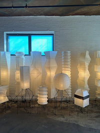 Ellipsa Rice Paper Lantern Floor Lamp - Vakkerlight