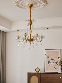 Evaria Crystal Pearl Chandelier - Vakkerlight