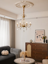 Evaria Crystal Pearl Chandelier - Vakkerlight