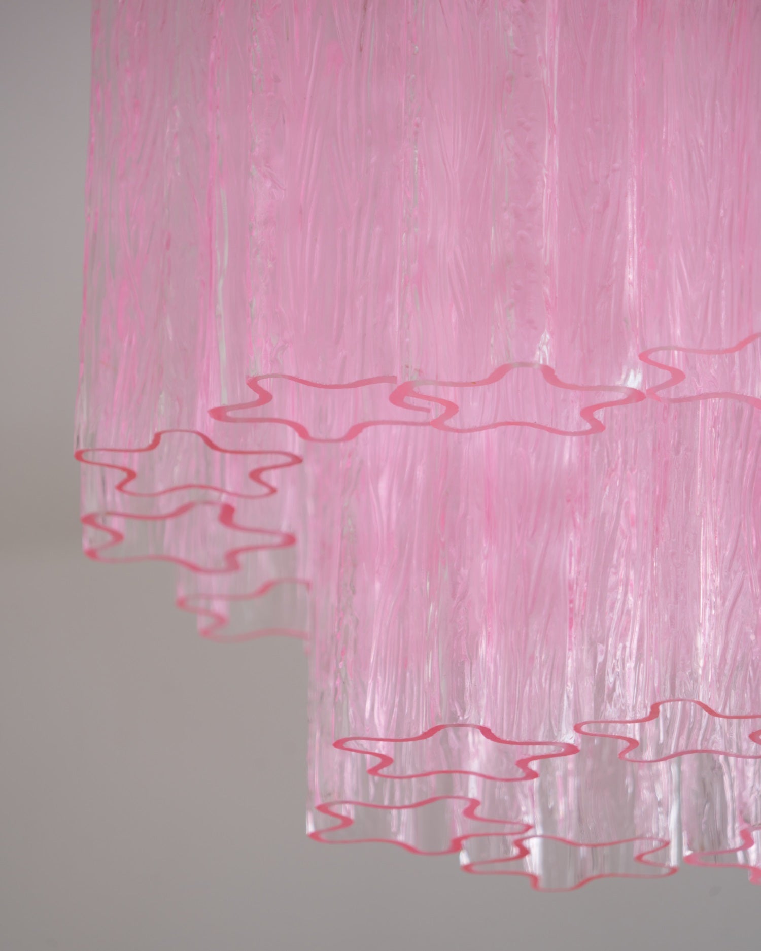 Fiora Pink Murano Glass Ceiling Lamp - Vakkerlight