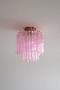 Fiora Pink Murano Glass Ceiling Lamp - Vakkerlight