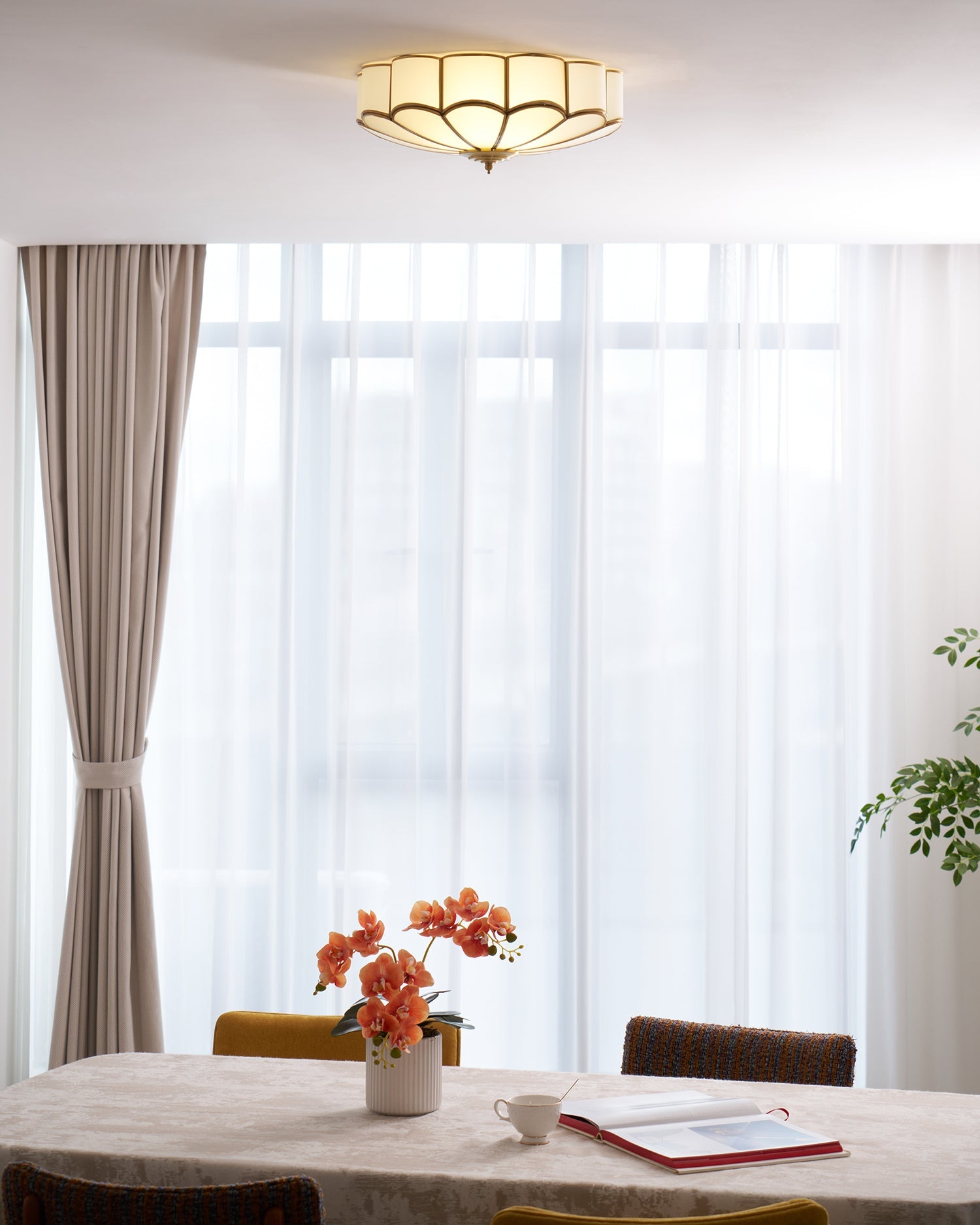 Flower Shape Glass Recessed Ceiling Light - Vakkerlight