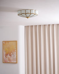Flower Shape Glass Recessed Ceiling Light - Vakkerlight