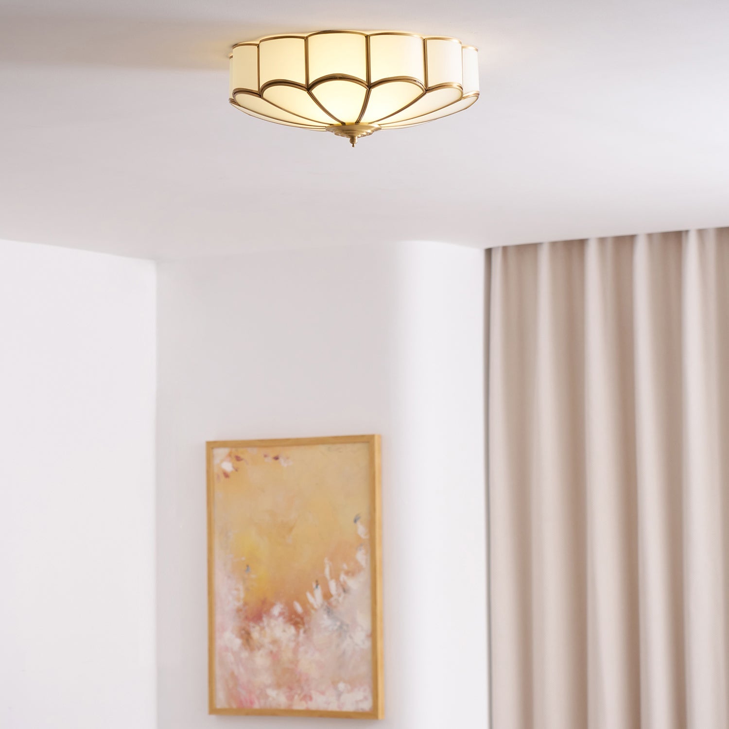 Flower Shape Glass Recessed Ceiling Light - Vakkerlight
