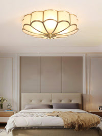 Scalloped Flush Ceiling Light - Vakkerlight