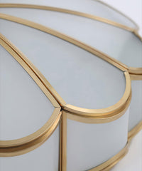 Flower Shape Glass Recessed Ceiling Light - Vakkerlight