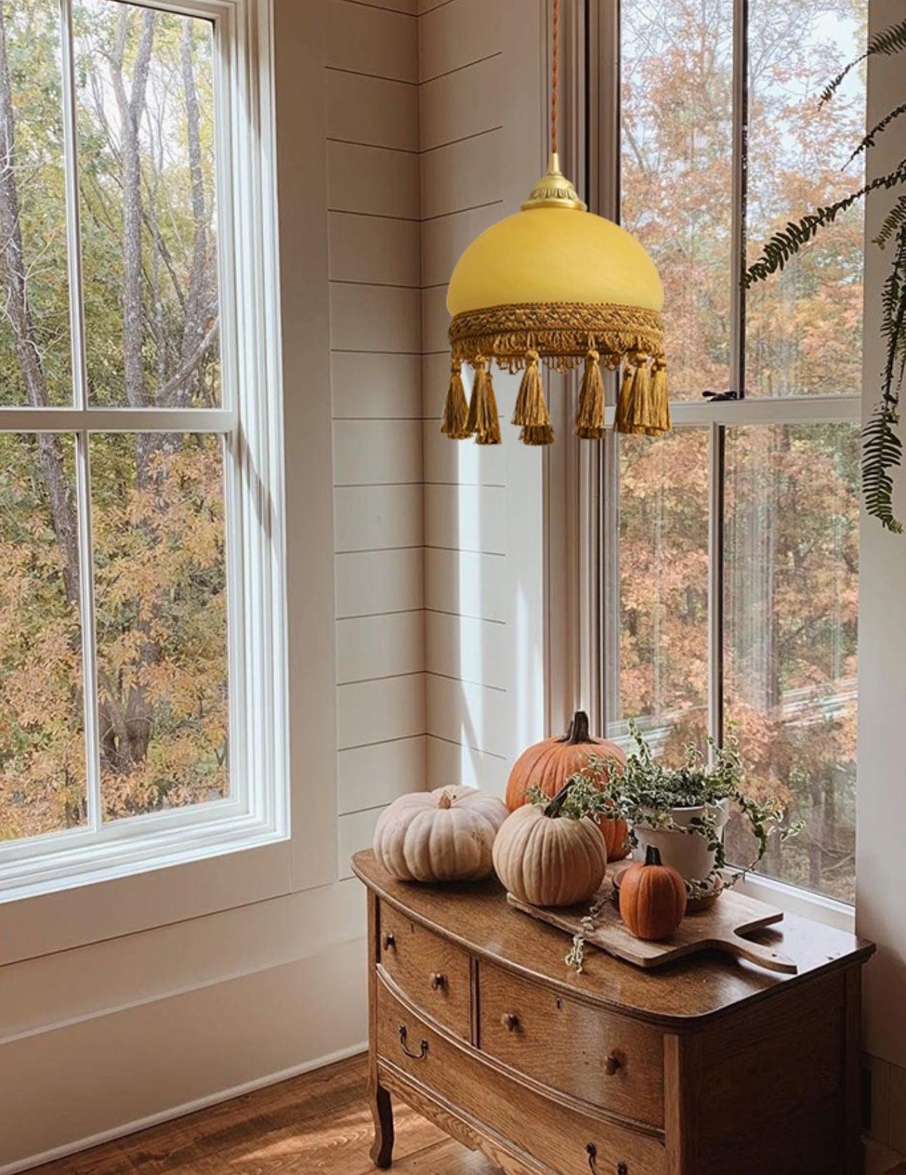 French Tassels Brass Pendant Light - Vakkerlight