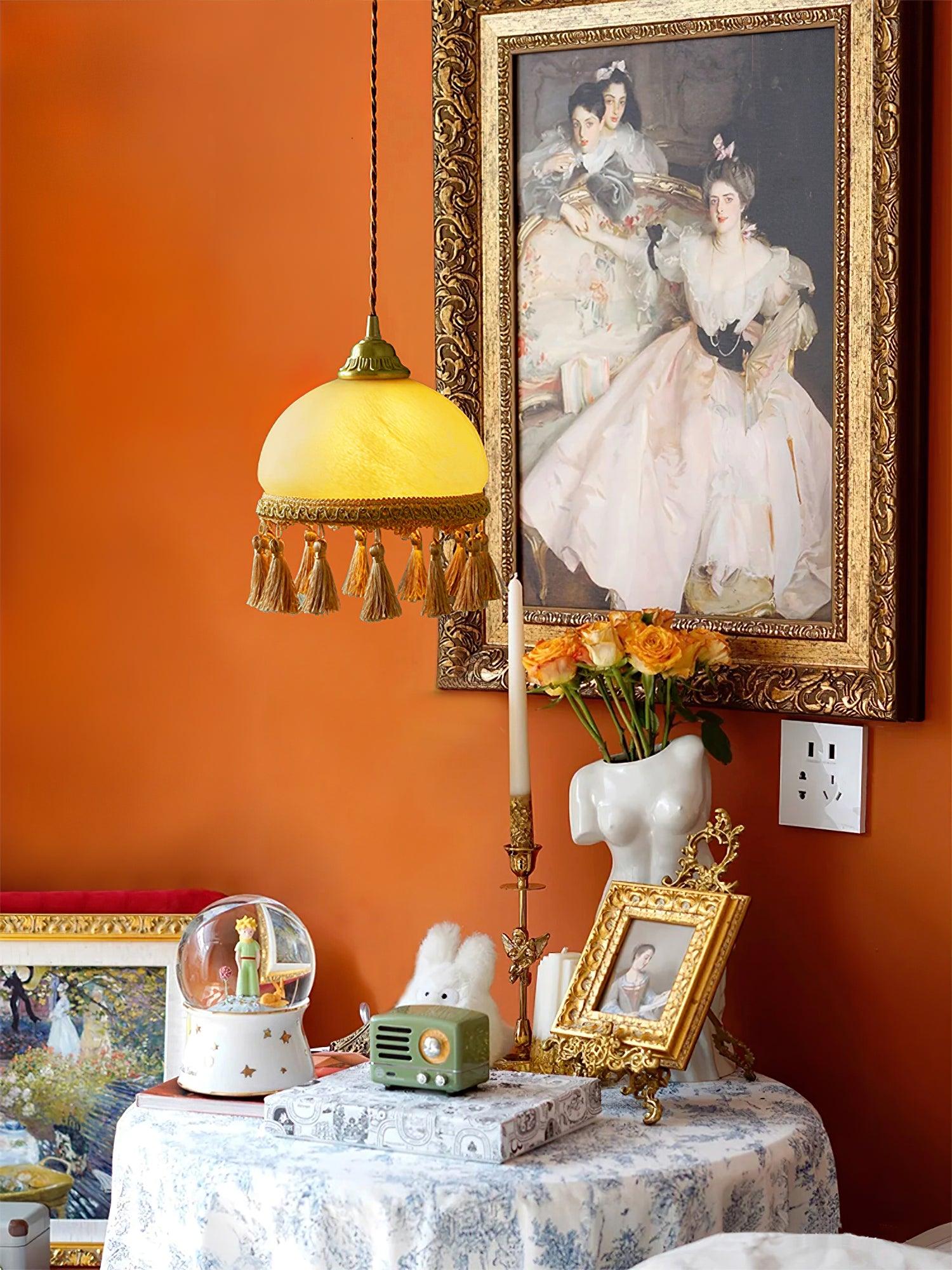 French Tassels Brass Pendant Light - Vakkerlight