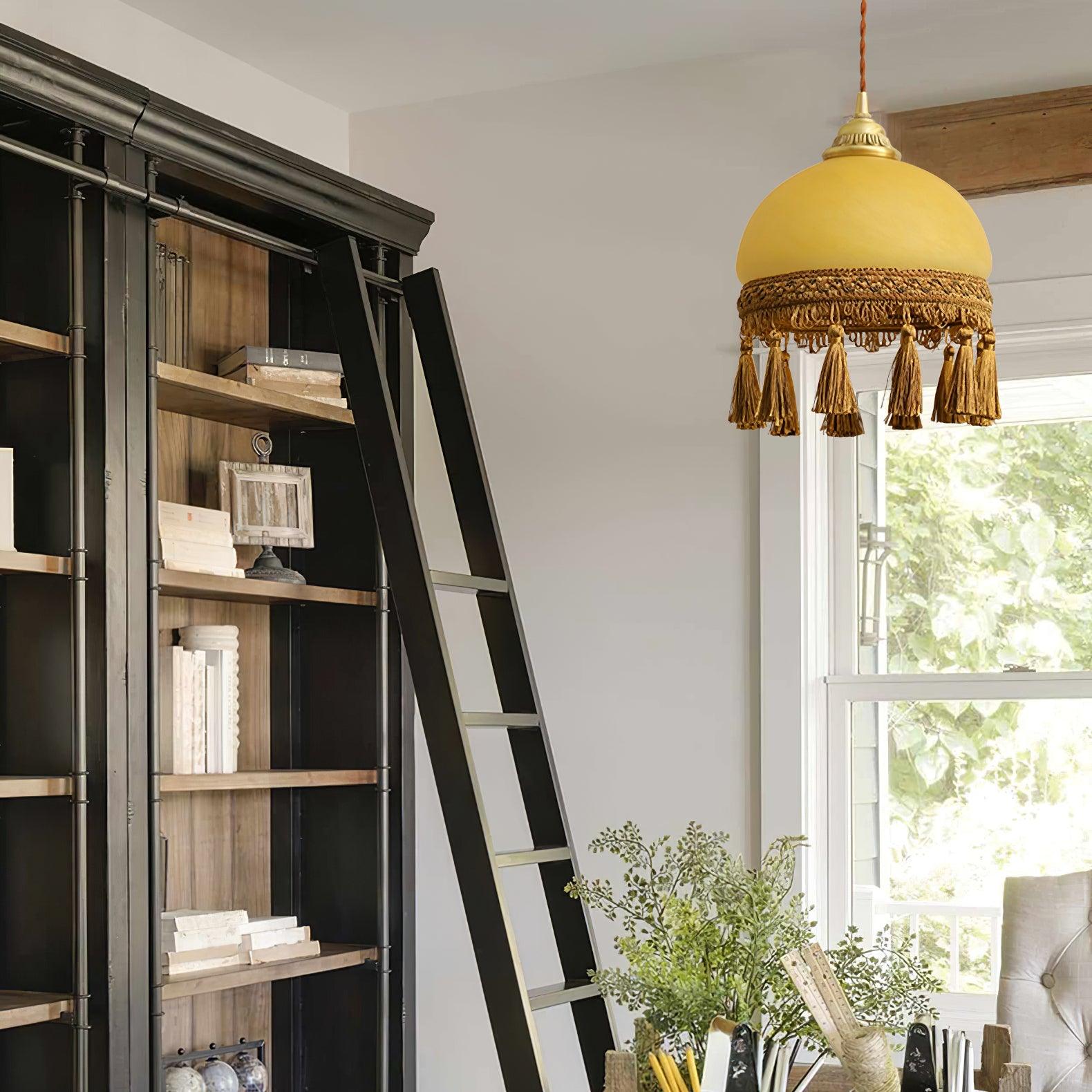 French Tassels Brass Pendant Light - Vakkerlight