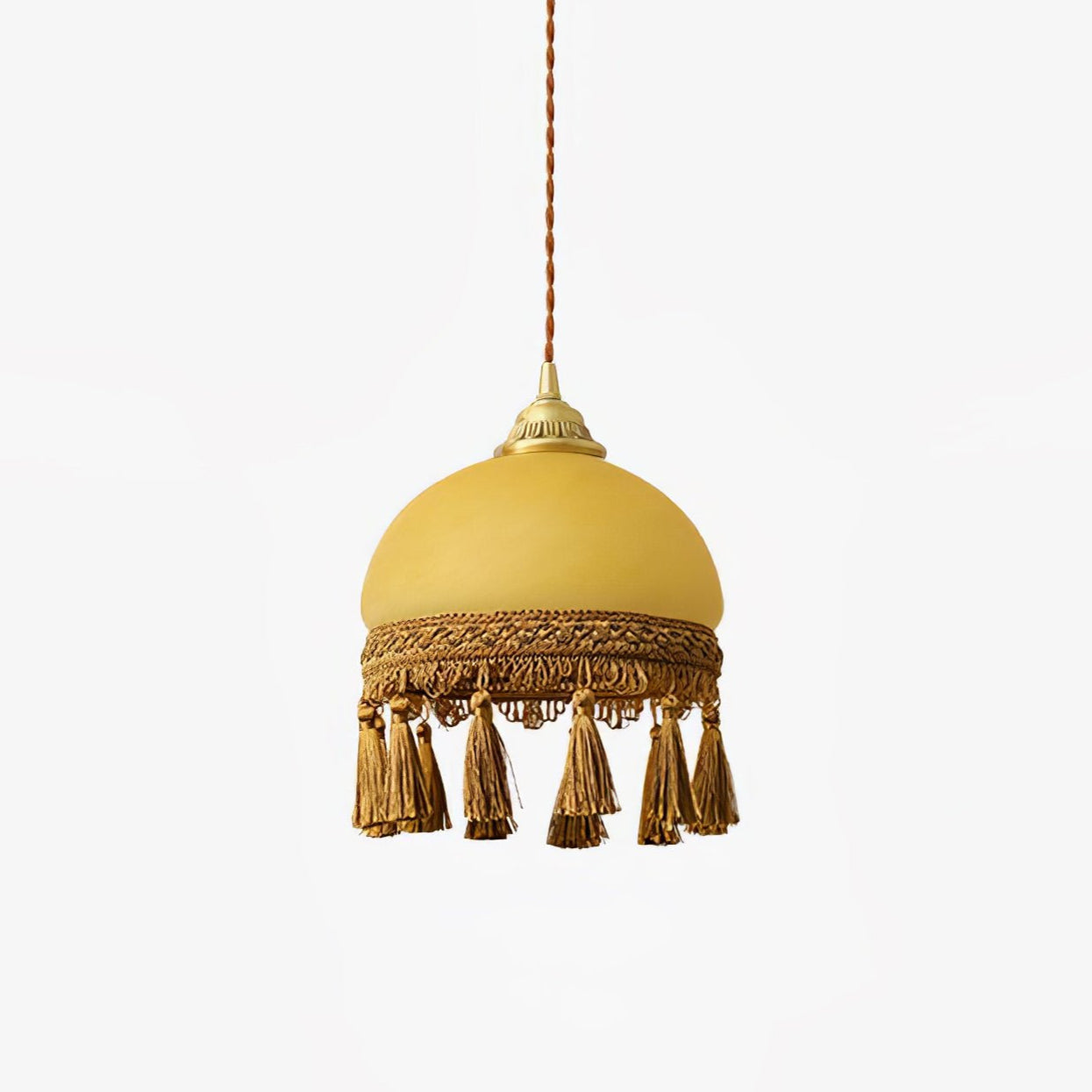 French Tassels Brass Pendant Light - Vakkerlight