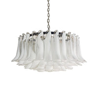 Petals White Murano Chandelier - Vakkerlight