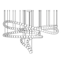 Gabriel Gold Chandelier - Vakkerlight
