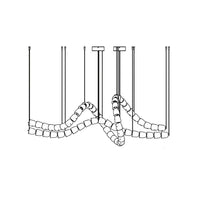 Gabriel Gold Chandelier - Vakkerlight