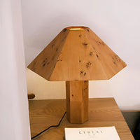 Vakker Limited Burl Bark Table Lamp — Detail View 4