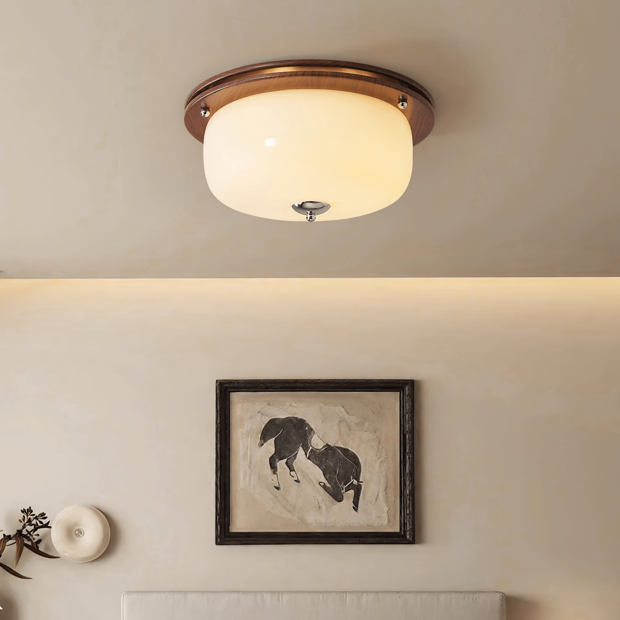 Glass Dome Ceiling Light - Vakkerlight