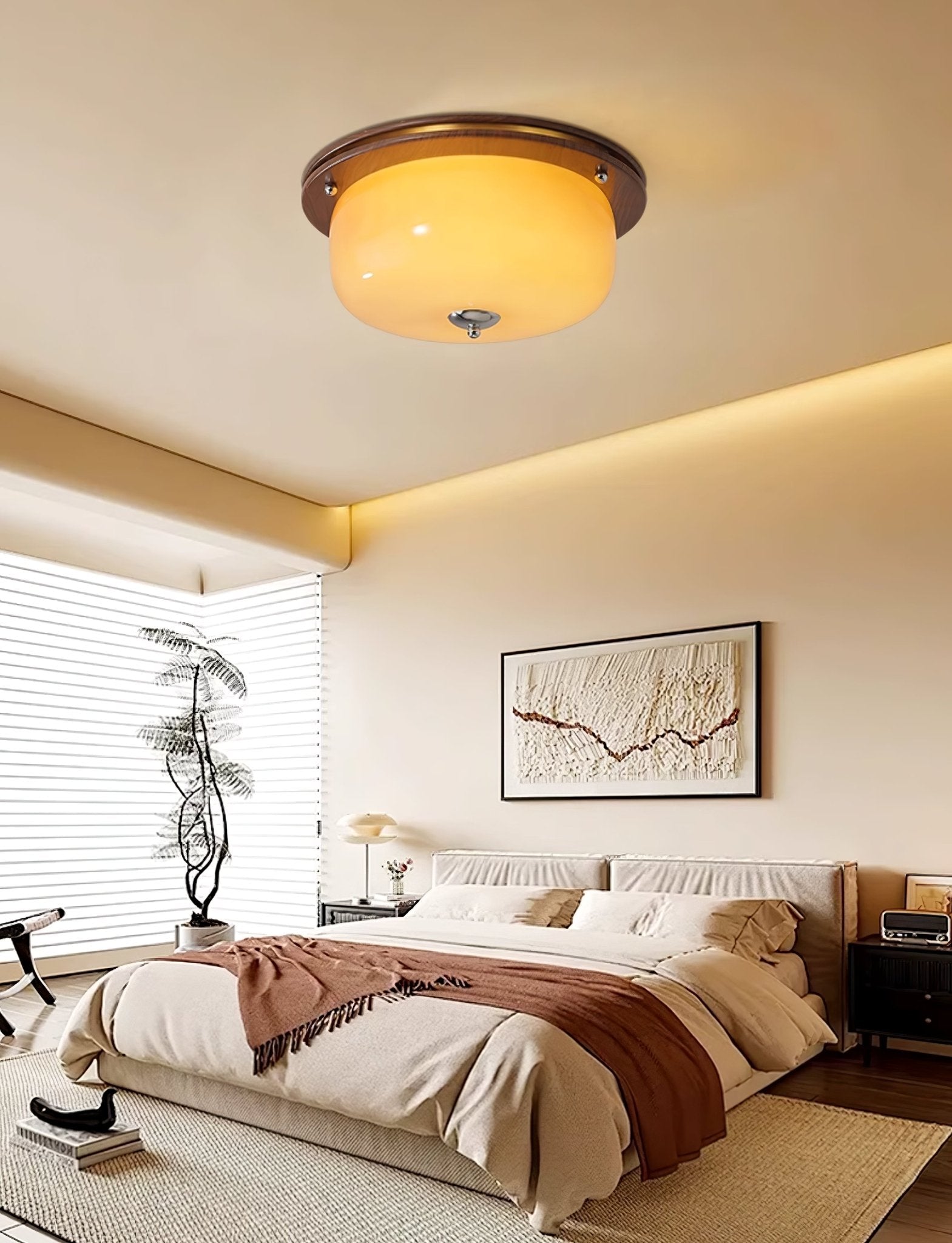 Glass Dome Ceiling Light - Vakkerlight