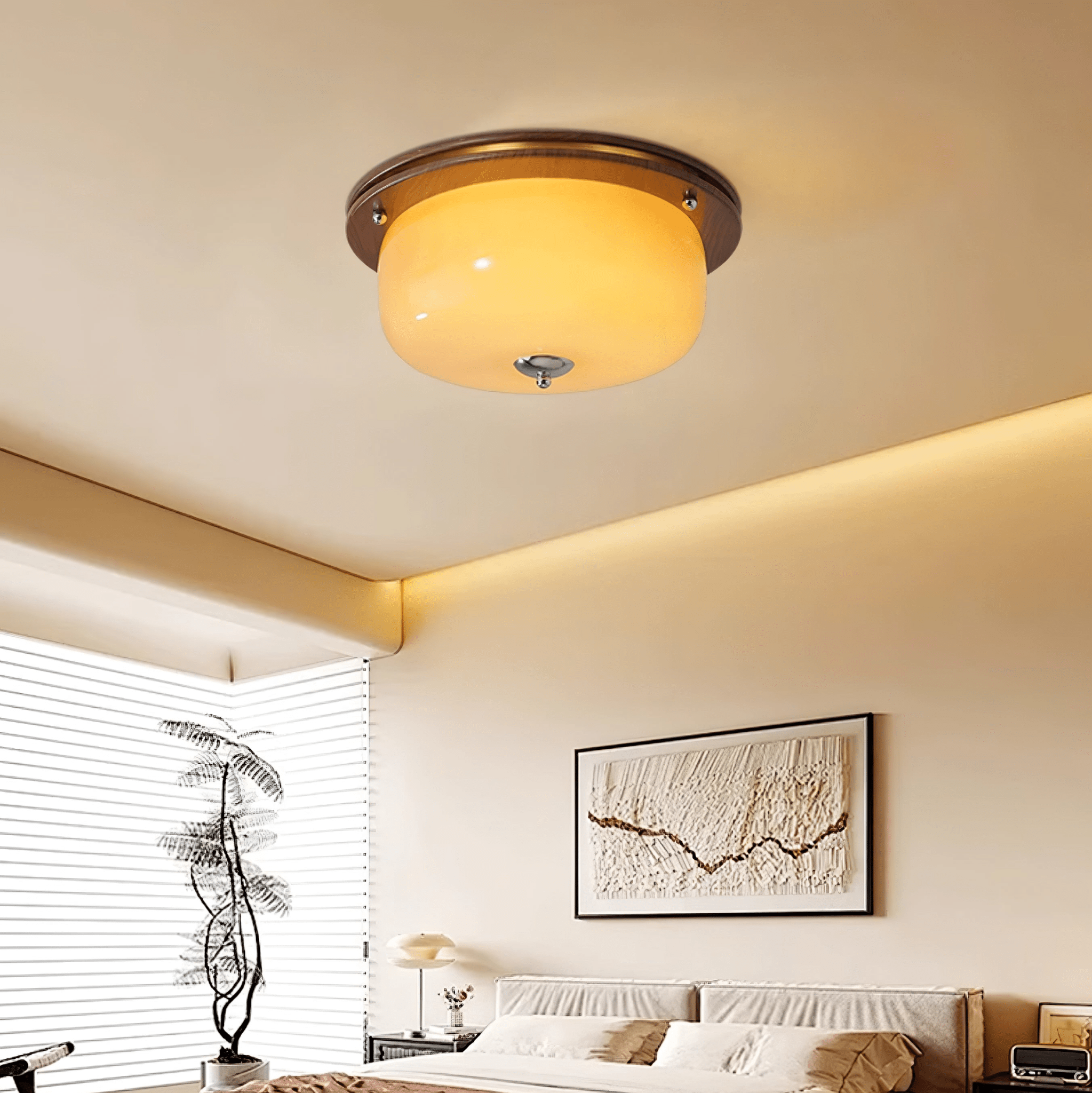 Glass Dome Ceiling Light - Vakkerlight