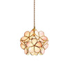 Glass Petal Pendant Light, Retro style, suitable for bedrooms and dining rooms
