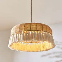 Handwoven Jute Pendant Light - Vakkerlight