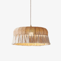 Handwoven Jute Pendant Light - Vakkerlight