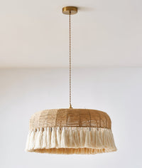 Handwoven Jute Pendant Light - Vakkerlight