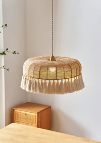 Handwoven Jute Pendant Light - Vakkerlight