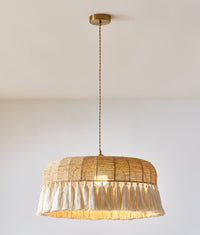 Handwoven Jute Pendant Light - Vakkerlight