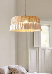 Handwoven Jute Pendant Light - Vakkerlight