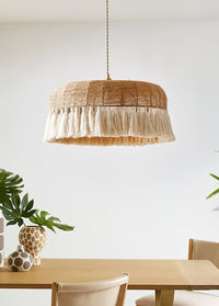 Handwoven Jute Pendant Light - Vakkerlight