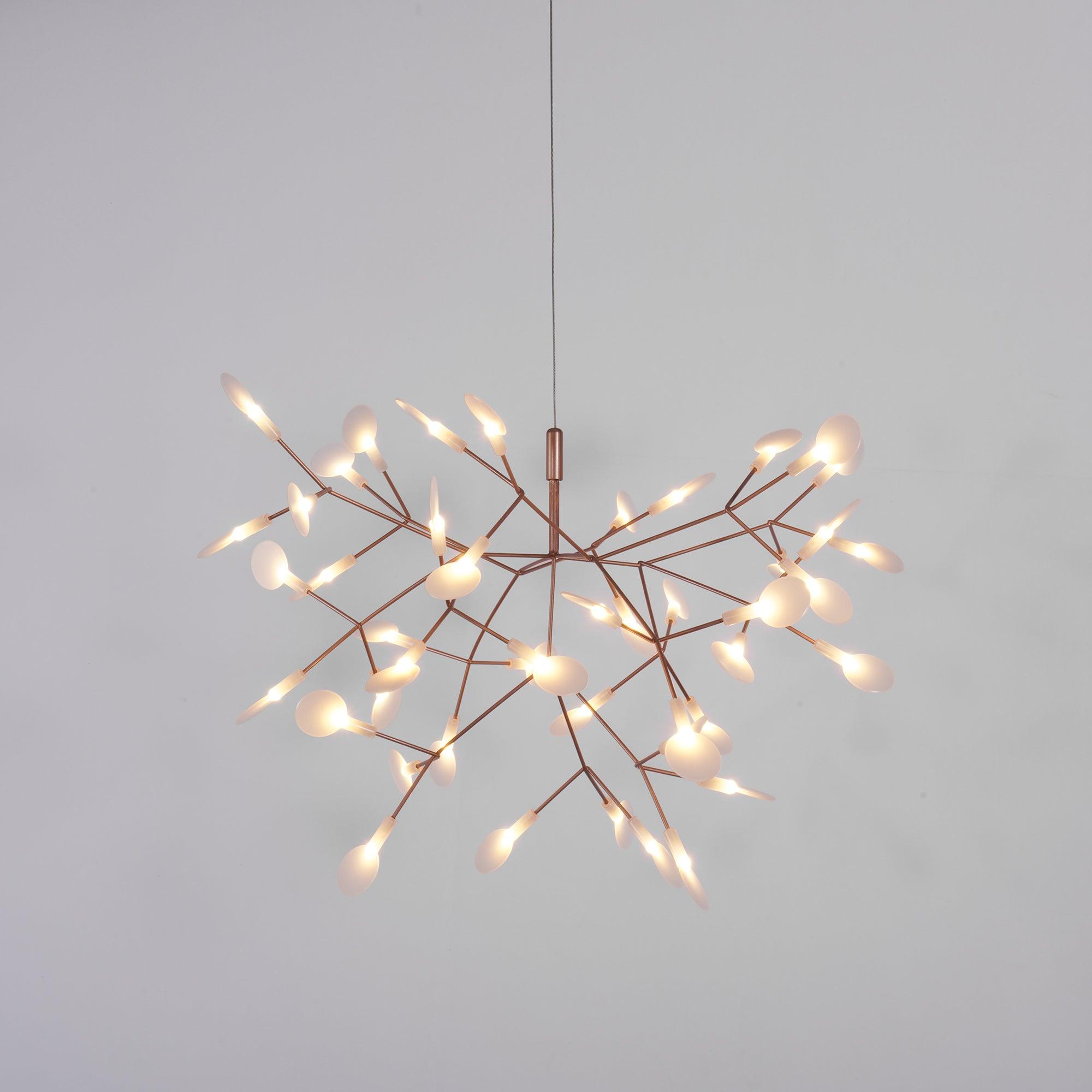 Rose Gold Firefly LED Chandelier - Vakkerlight