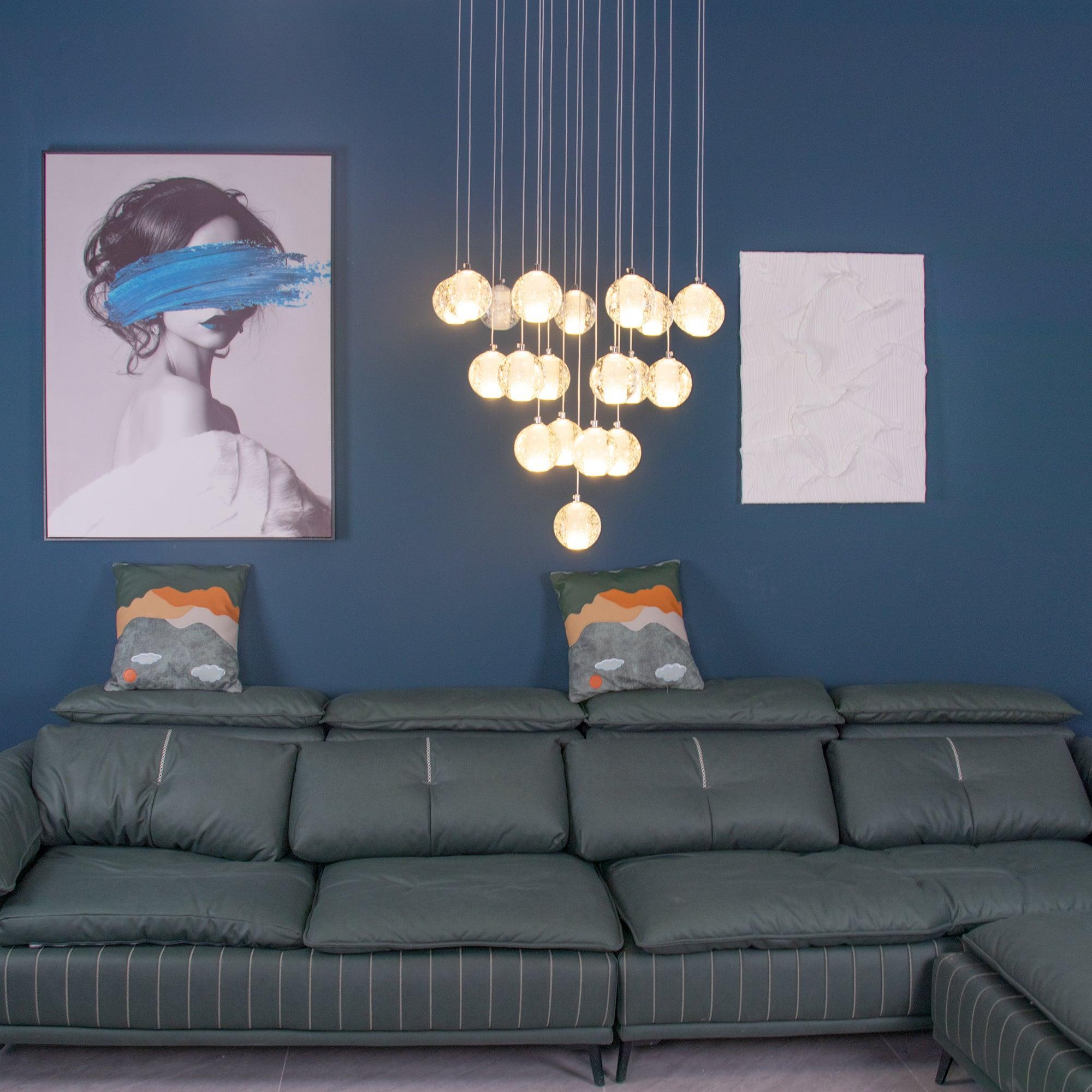 Crystal Bubbles Balls Pendant Lamp - Vakkerlight