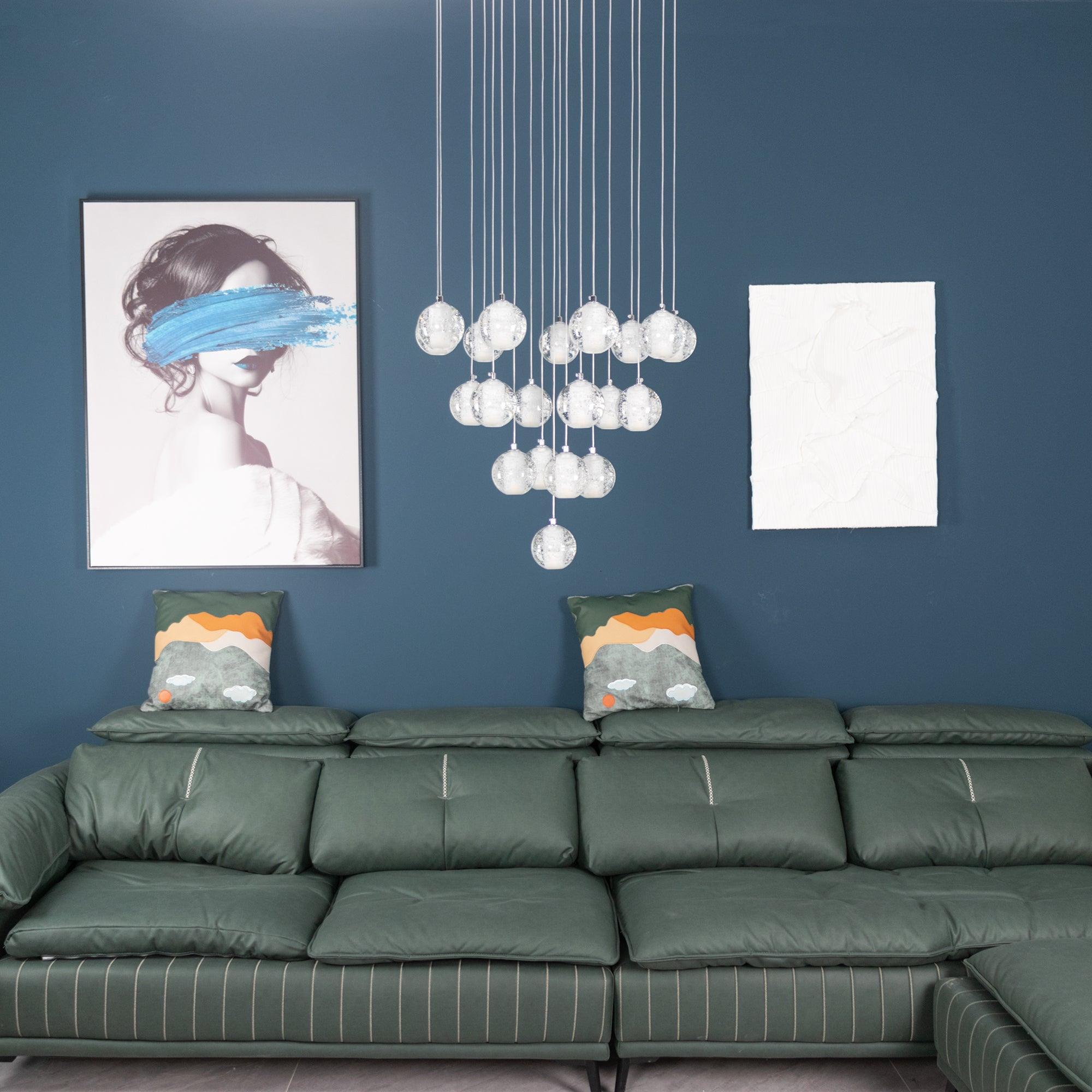 Crystal Bubbles Balls Pendant Lamp - Vakkerlight