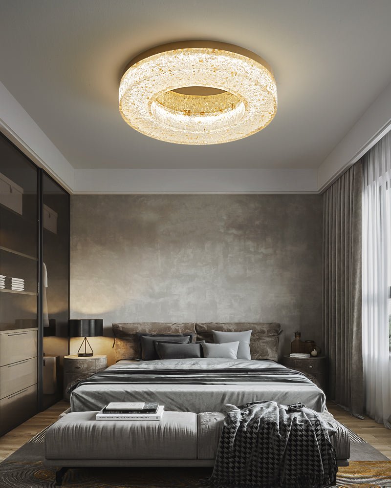 Ice Crack Circle Ceiling Lamp - Vakkerlight