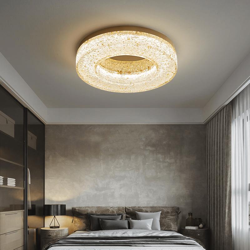 Ice Crack Circle Ceiling Lamp - Vakkerlight