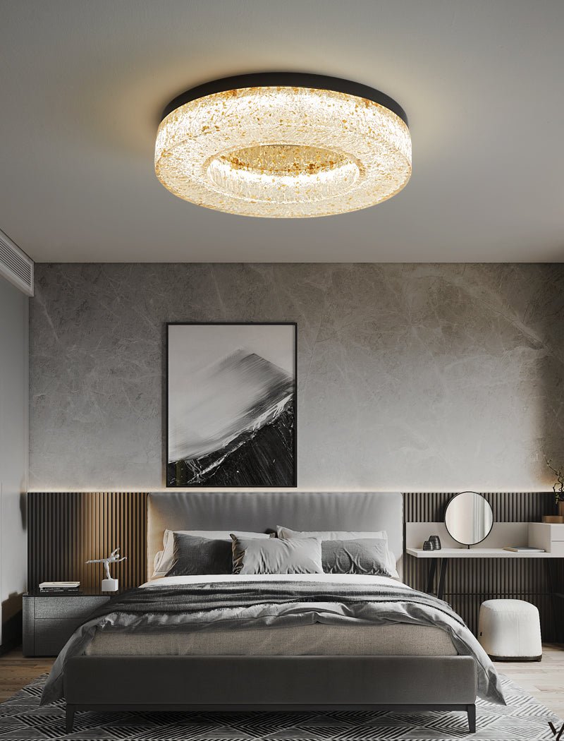 Ice Crack Circle Ceiling Lamp - Vakkerlight