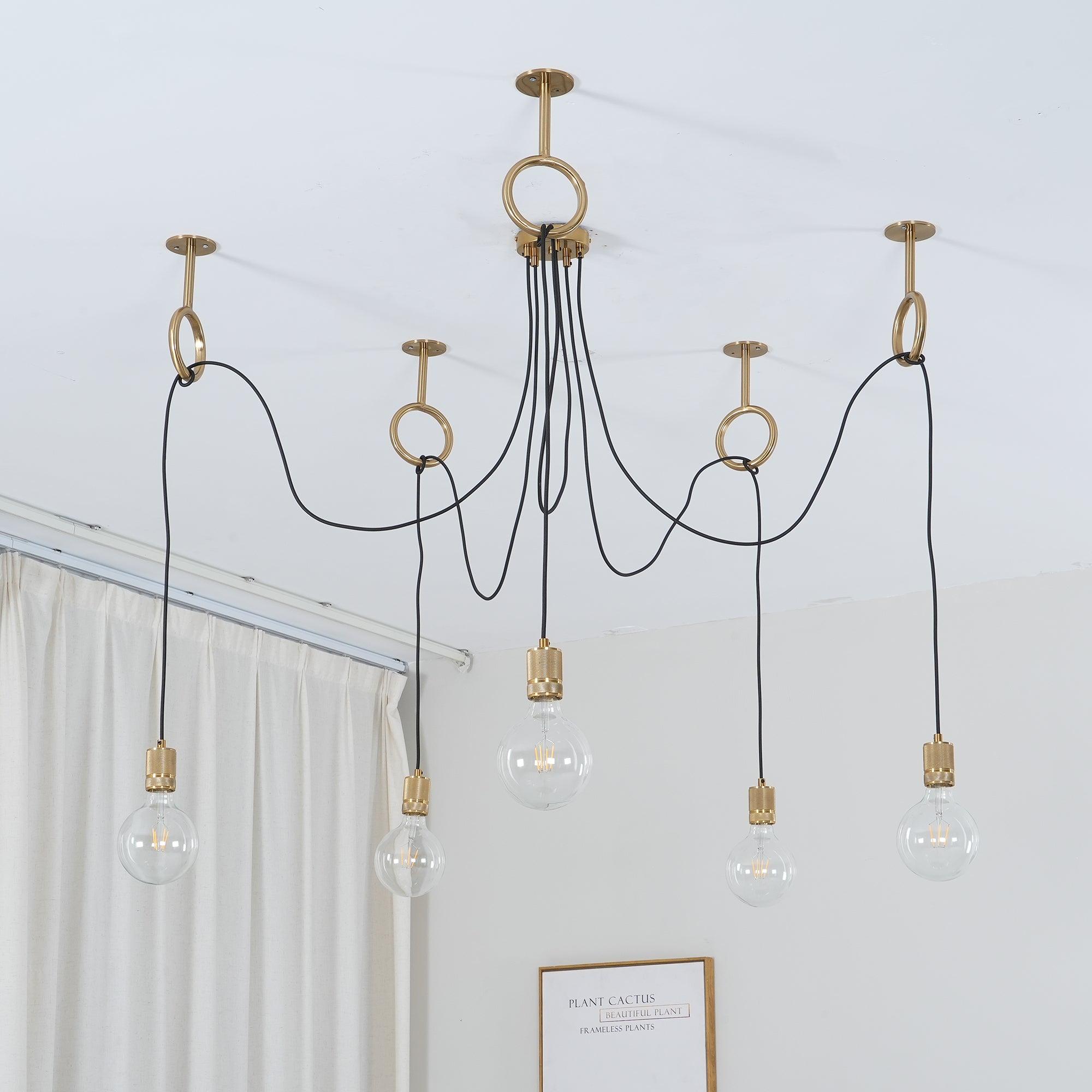 Industrial Spider Chandelier - Vakkerlight