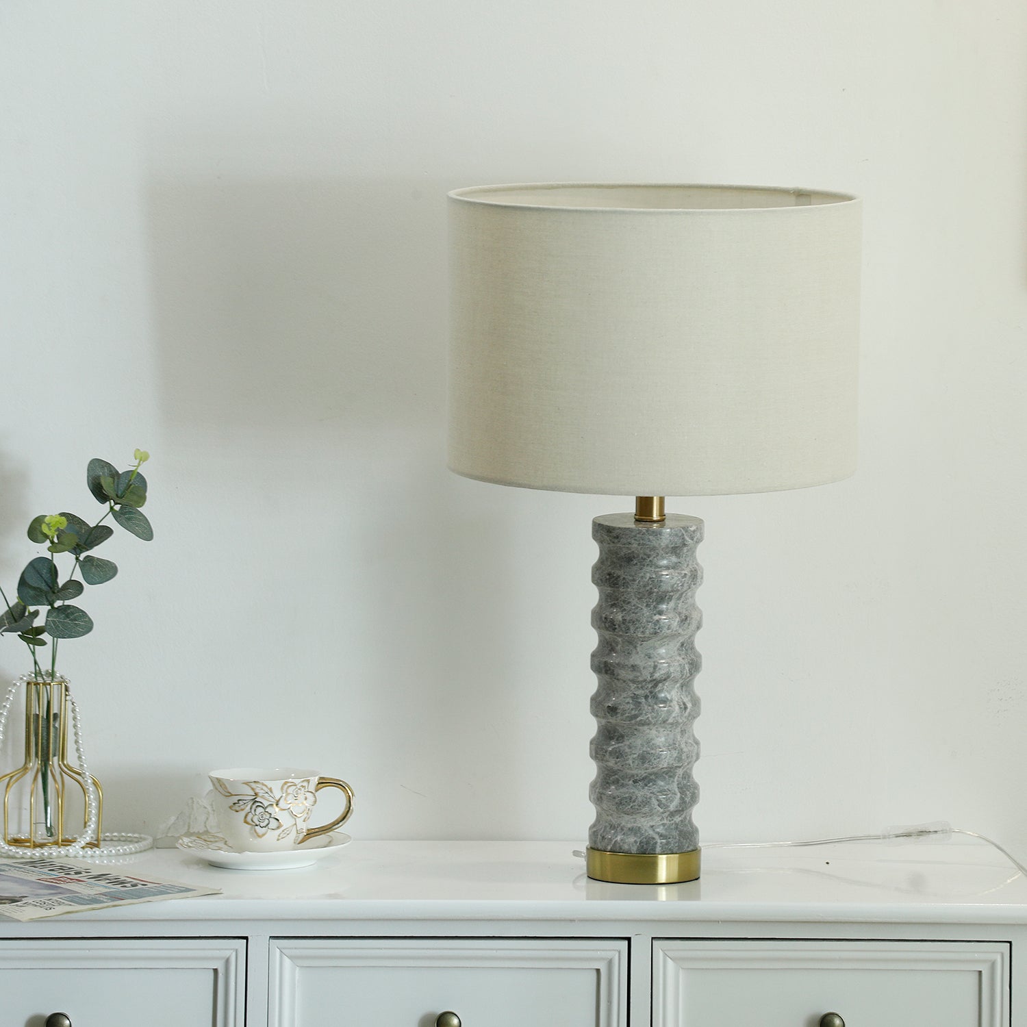 Julienne Marble Table Lamp - Vakkerlight
