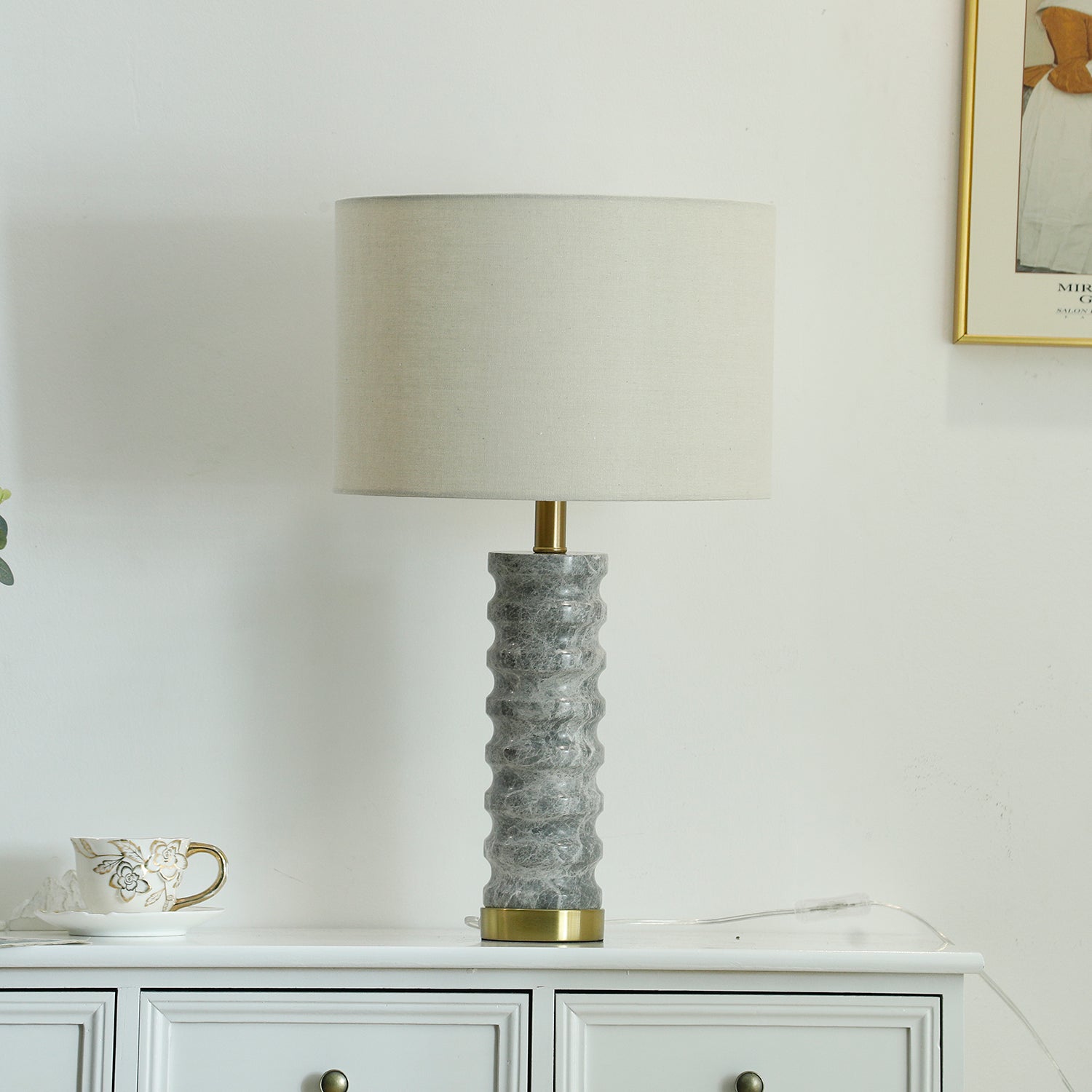 Julienne Marble Table Lamp - Vakkerlight