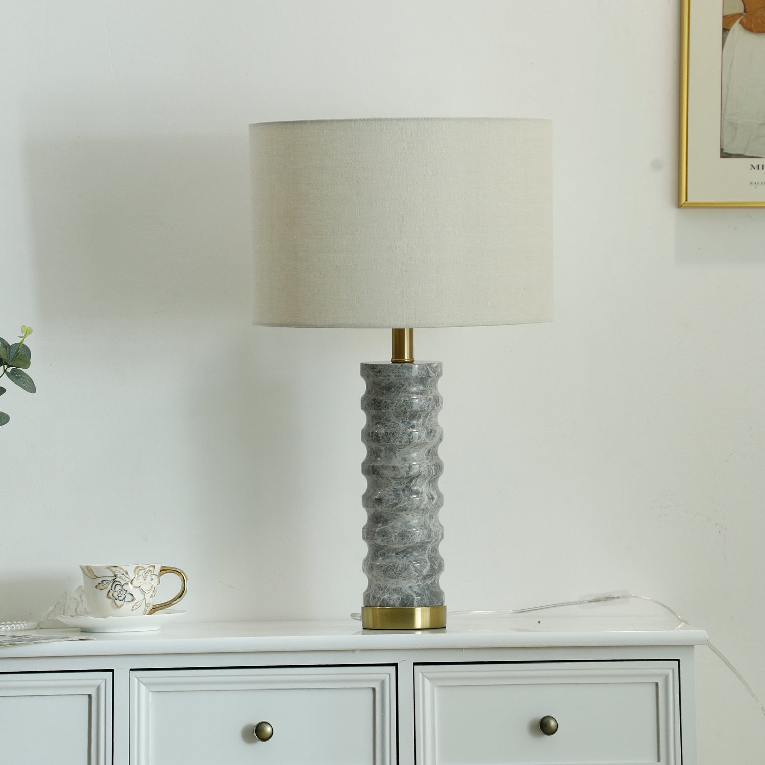Julienne Marble Table Lamp - Vakkerlight