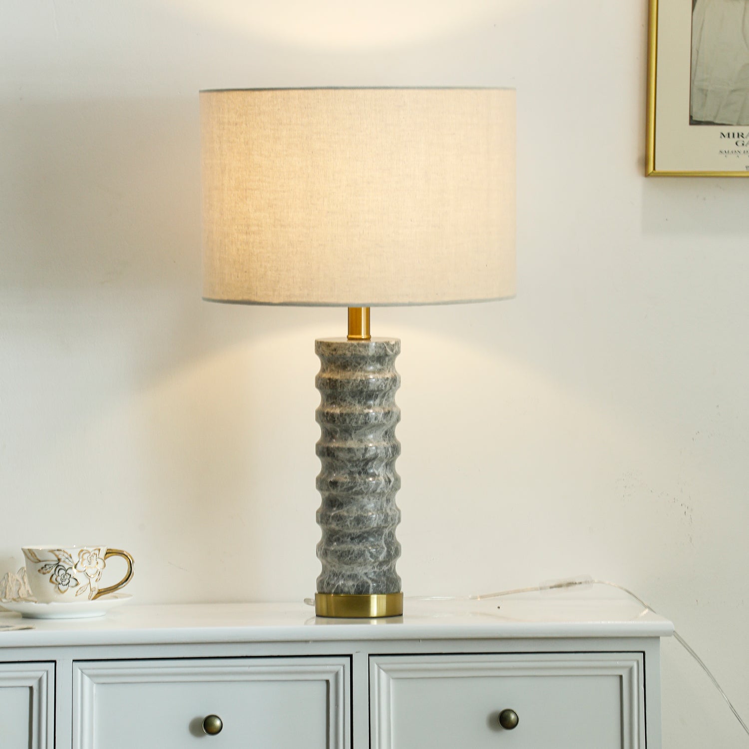 Julienne Marble Table Lamp - Vakkerlight