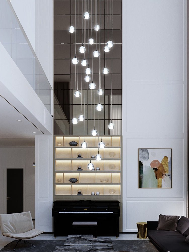 Crystal Bubbles Balls Pendant Lamp - Vakkerlight