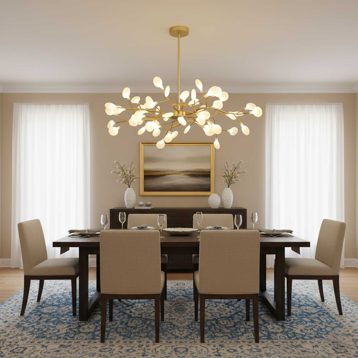 LED Firefly Sputnik Chandelier - Vakkerlight