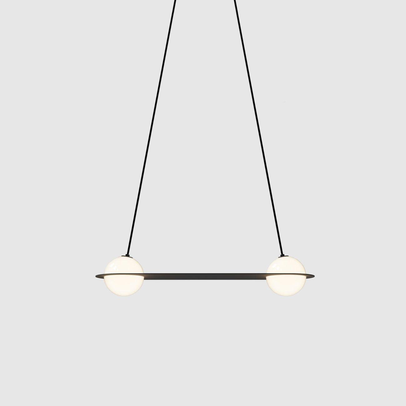 Black Glass Pendant Lamp - Vakkerlight