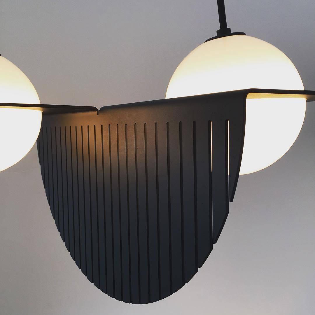 Black Glass Pendant Lamp - Vakkerlight