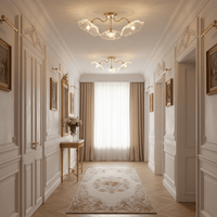 Lotus Leaf Glass Ceiling Lamp - Vakkerlight