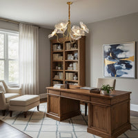 Lotus Leaf Glass Chandelier - Vakkerlight