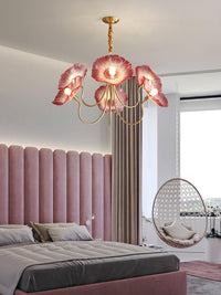 Lotus Leaf Glass Chandelier - Vakkerlight