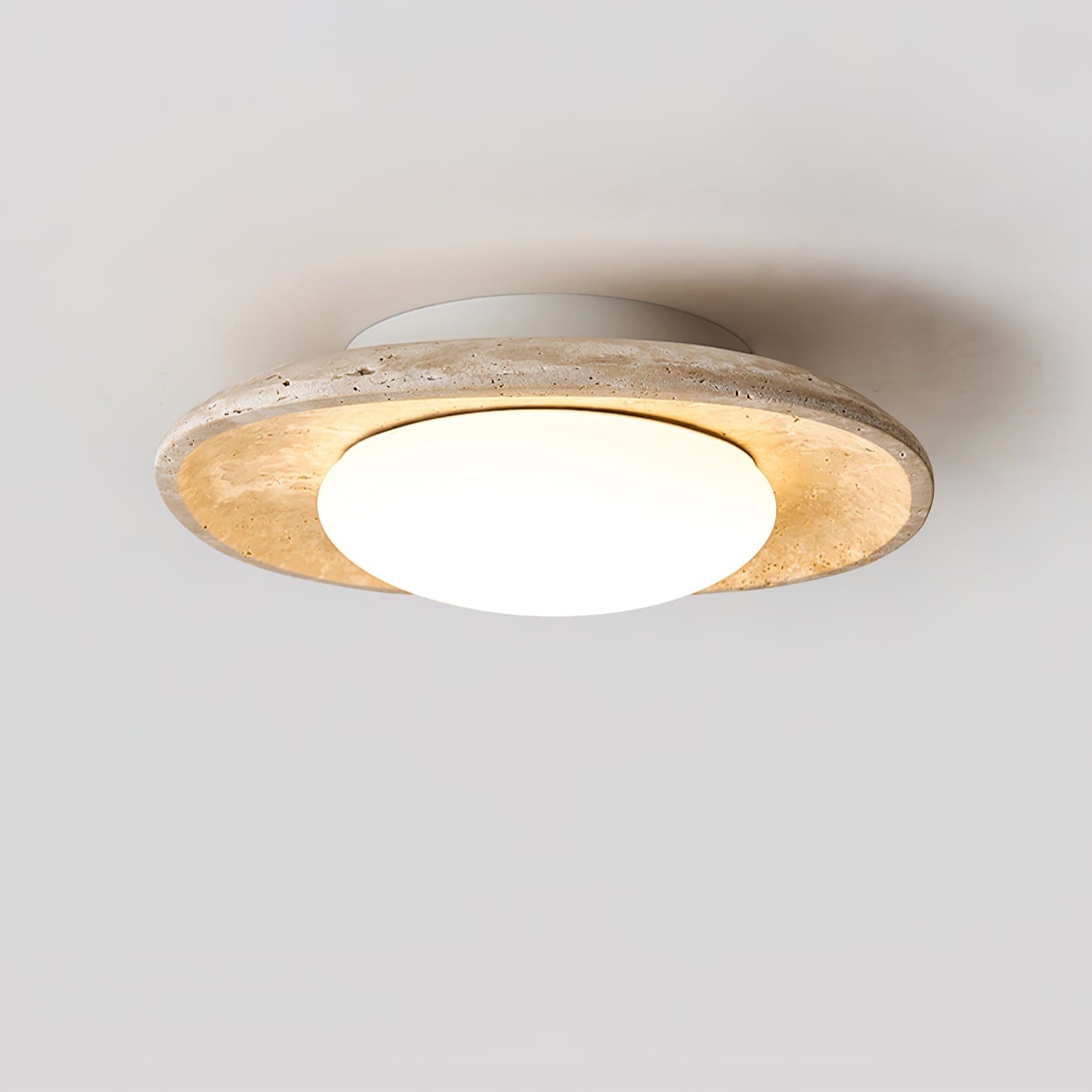 Luma Travertine Ceiling Light - Vakkerlight