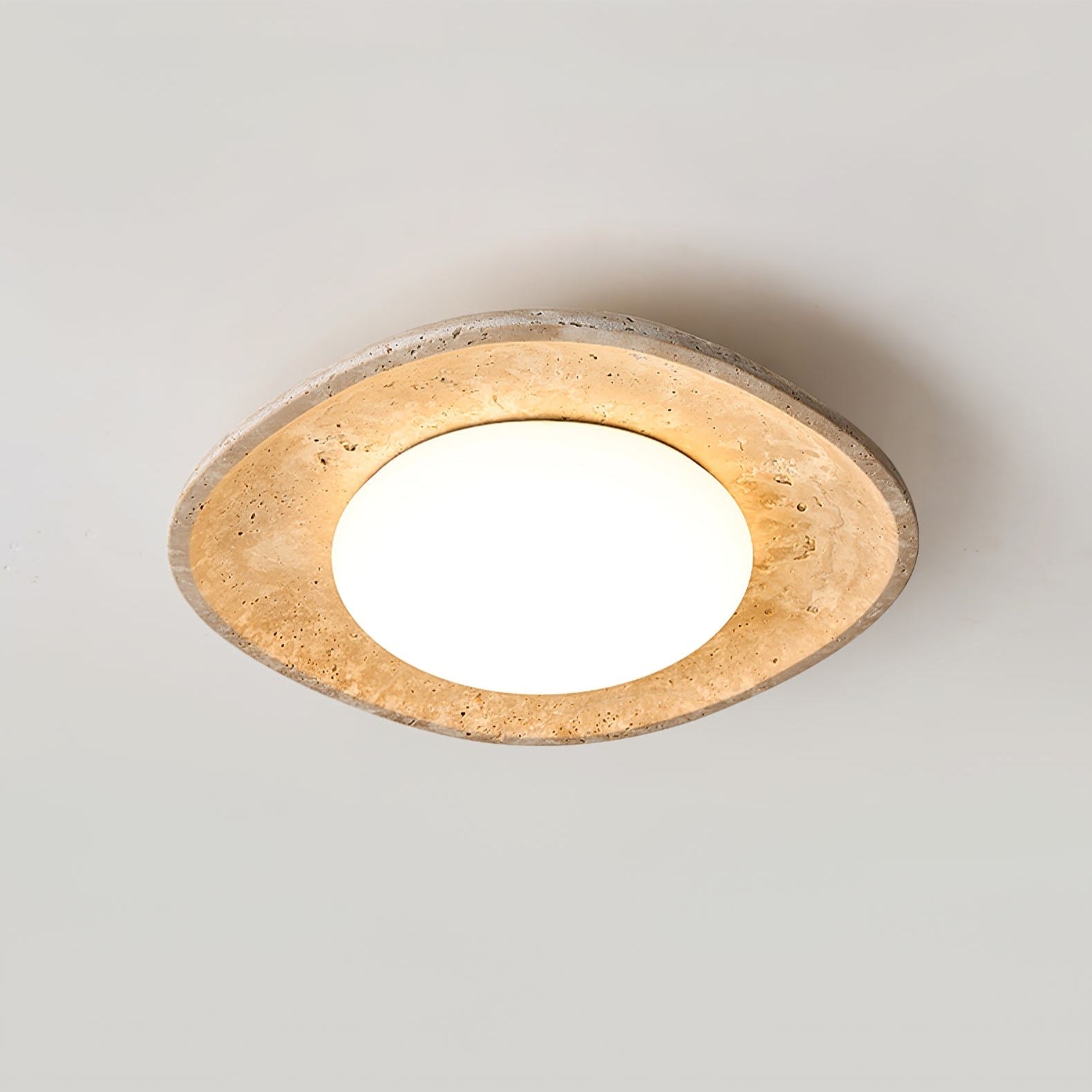 Luma Travertine Ceiling Light - Vakkerlight