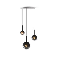 Vakker Limited Luna Sospeso 3-Light Cloud Pendant Lamp — Metal Wholesale Lighting for Dining Rooms